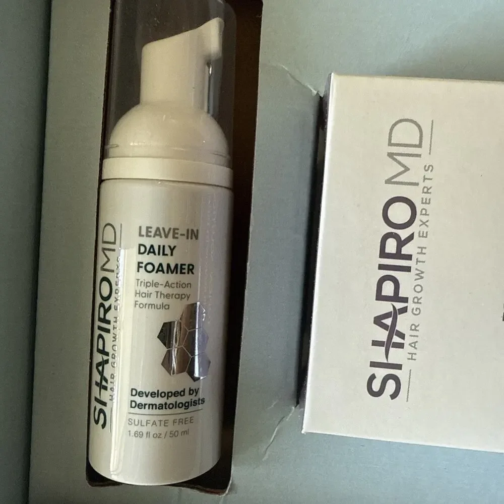 Women's Hair Regrowth Kit: Shampoo, Conditioner, 2% Minoxidil, Leave-In Foam